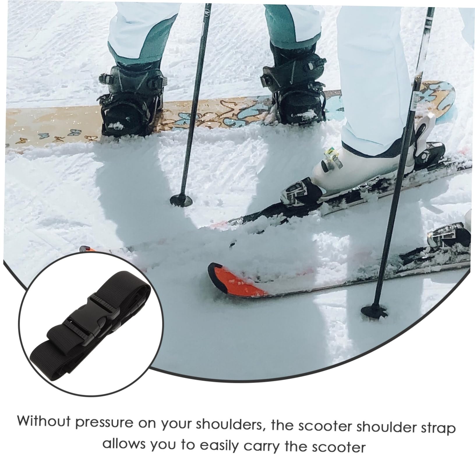 Abaodam Sangle D'Épaule pour Vélo pour Enfants Sangle De Transport pour Trottinette Accessoires pour Enfant Sangle D'Épaule Sangle De Transport pour Trottinette Trottinettes