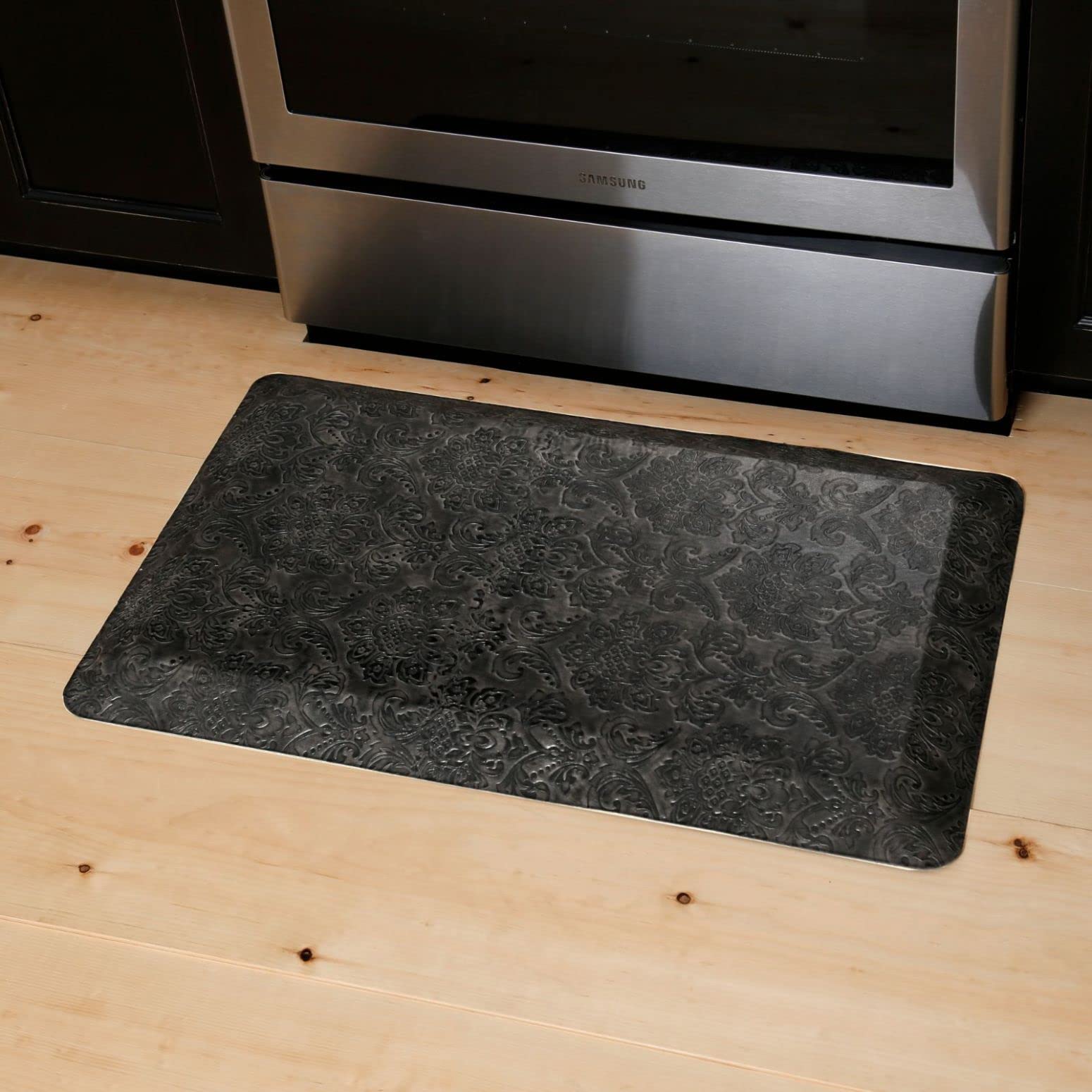 Home Dynamix Emeril Lagasse Kitchen Mat, Damask, 19.6"x39" Rectangle