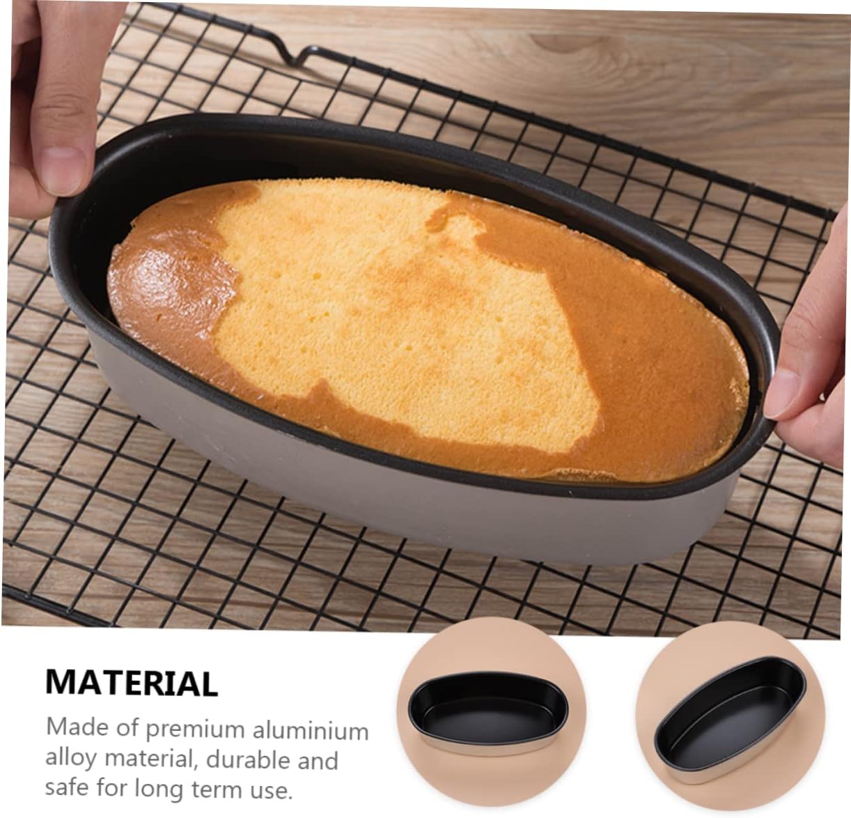 Garneck 3pcs Practical Aluminium Alloy Non-stick Baking Mold for Cheesecake Easy to Use Bakeware for Home Kitchen Baking for Birthdays Weddings and Special Events