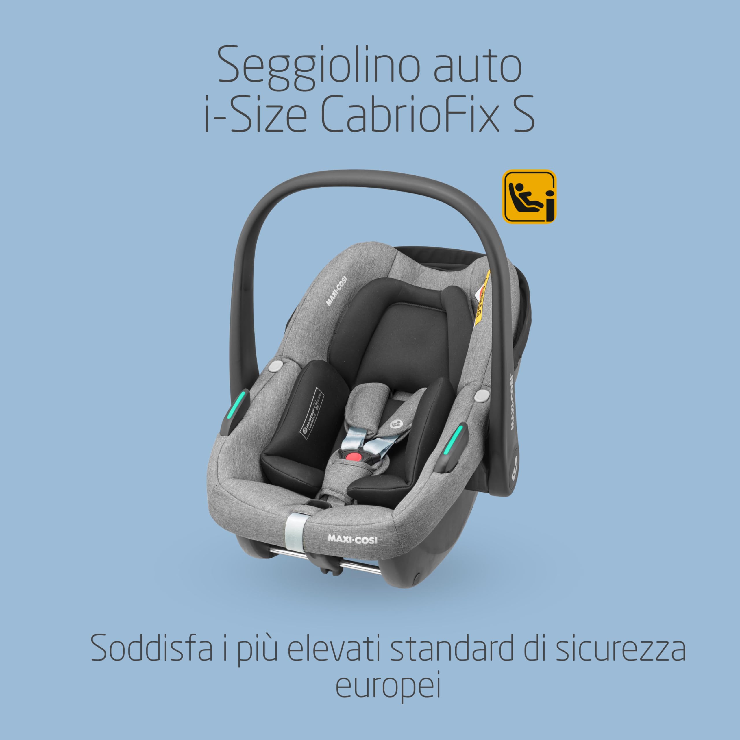 Maxi Cosi Zelia Select Trio Passeggino Trio 0-4 anni 0-22 kg CabrioFix S i-Size Grigio