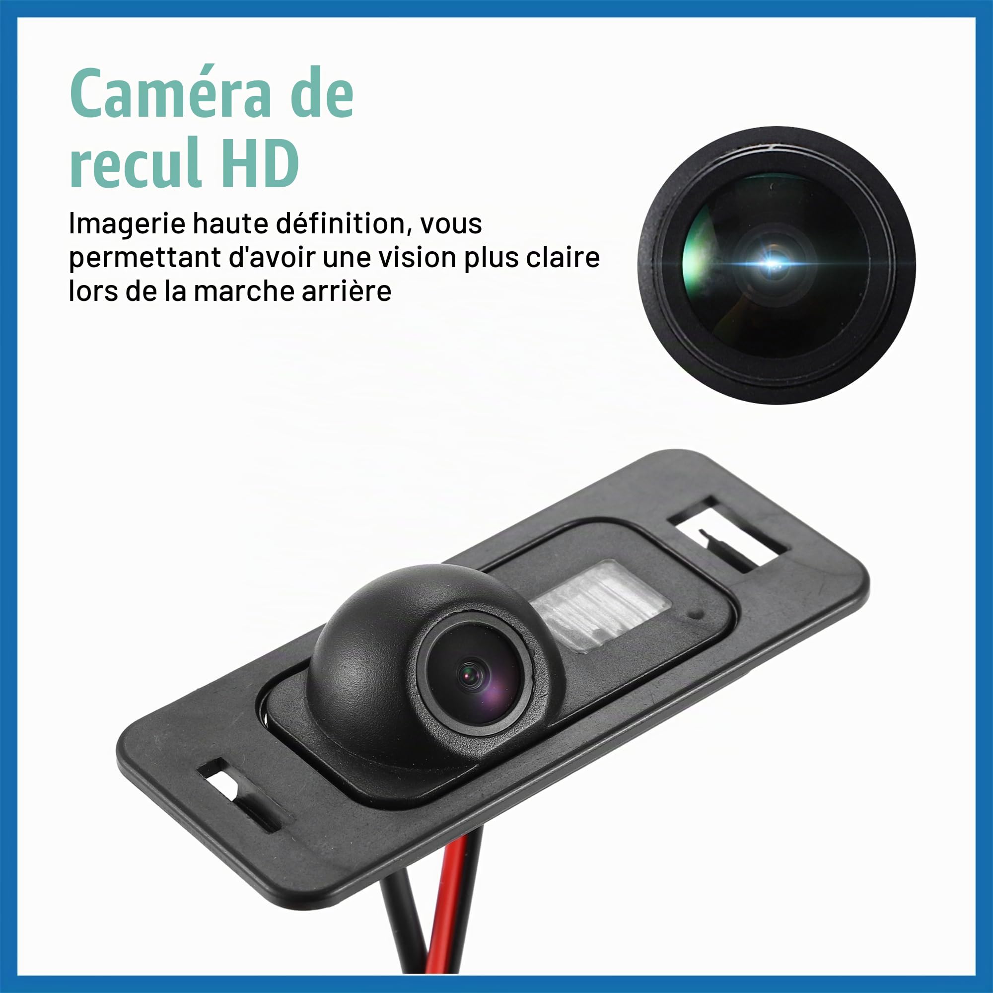 A ABSOPRO 1 Ensemble de caméra de recul pour BMW X3 E83 2004-2010