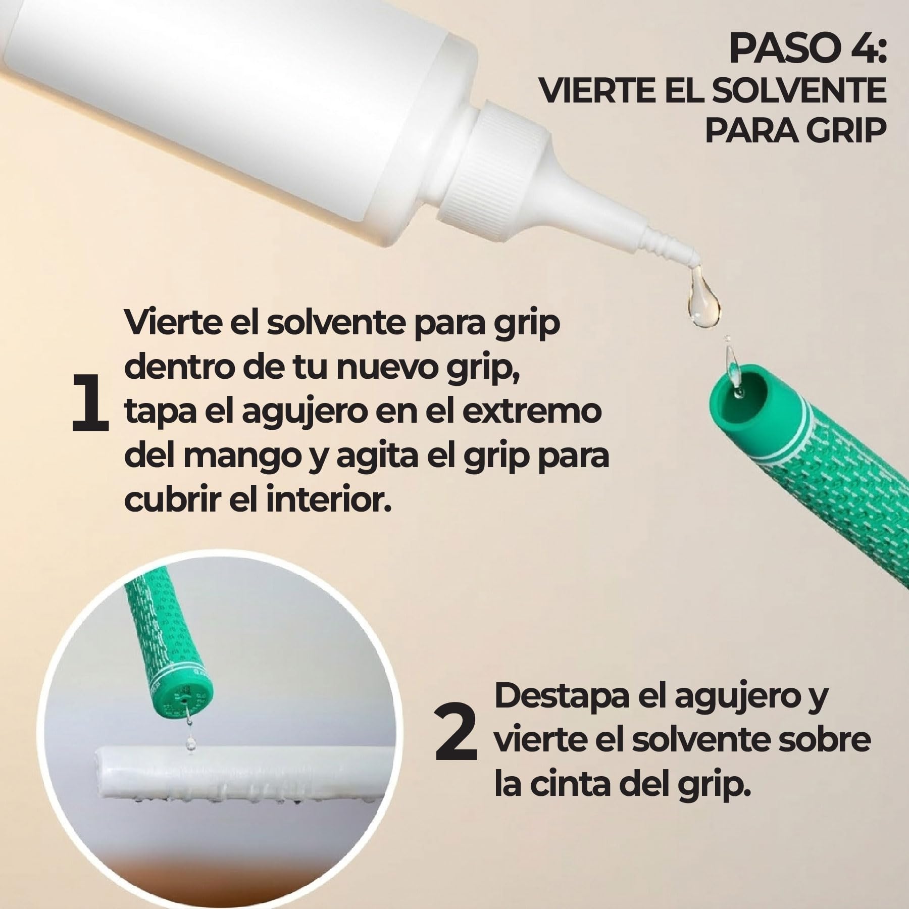 Wedge Guys Kits de agarre de golf para palos de golf, calidad profesional, las opciones incluyen hoja de gancho, 15 o 30 tiras de cinta, disolvente de 5 o 8 onzas, removedor de cinta de agarre