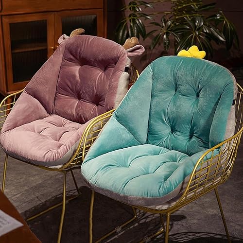 Miniatura 9 de VINGAA Cojín de apoyo para silla de oficina, cojín para silla de computadora para sentarse prolongadamente, cojín de respaldo semicerrado, cojín de