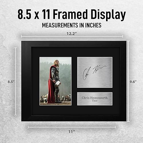Vista 15 de HWC Trading Chris Hemsworth USL - Autógrafo impreso firmado por Thor The Avengers, foto impresa, tamaño carta de EE. UU
