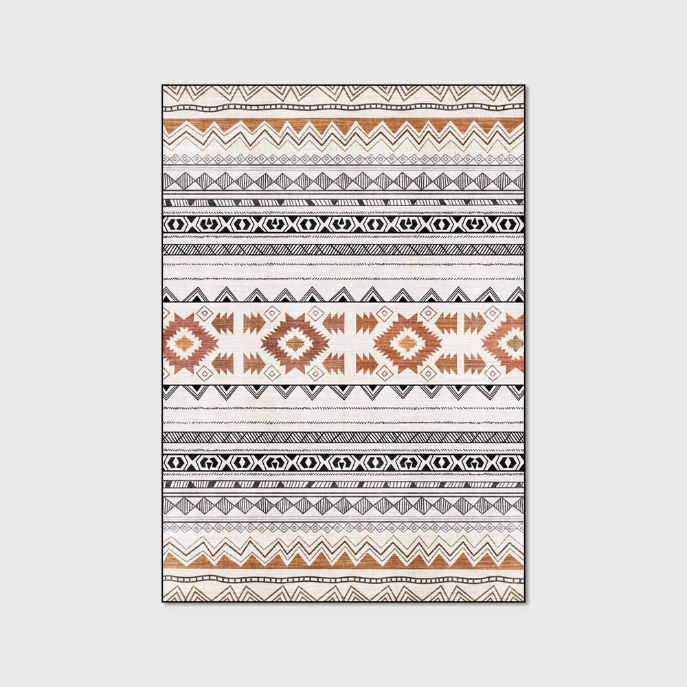 Tapis de grande taille bohème géométrique de 80x120 cm pour chambre
