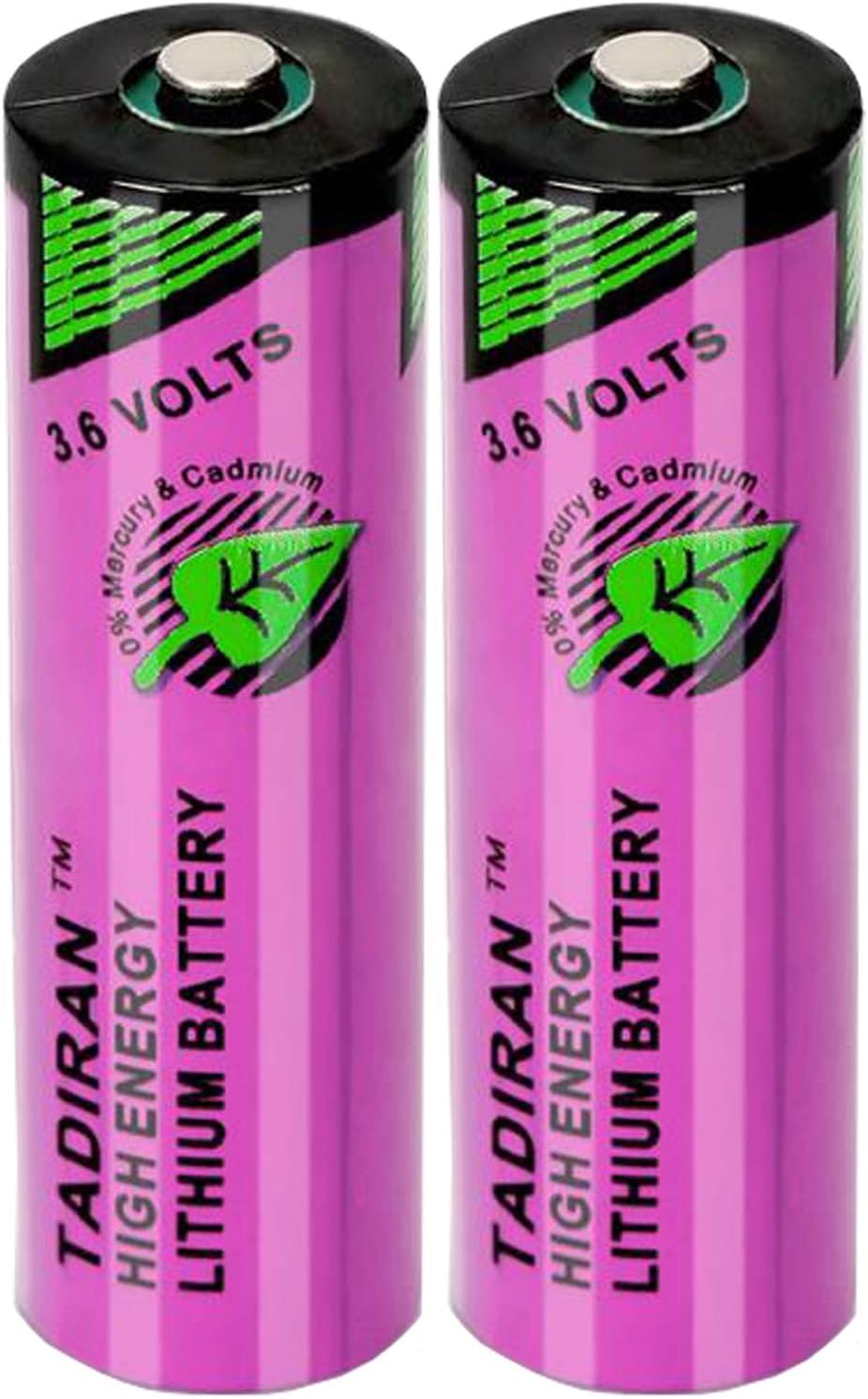 2-Pack TL-5903 AA Lithium Battery/SL-360 2400mAh 3.6V for Tadiran TL-5903 SL-360 S7-400 ER14500 ER14505 TL-2100 6ES7971-0BA00, CNC Machine, PLC Machine