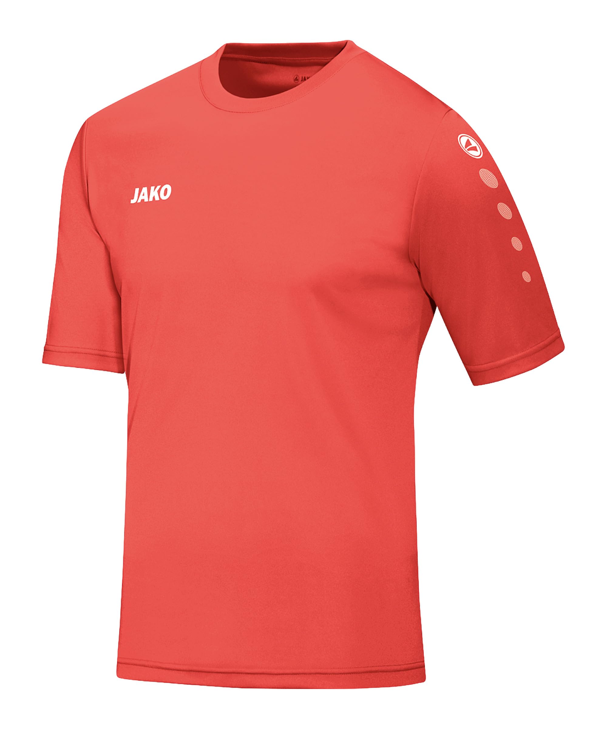 JAKO Women's Team Short Sleeve Jersey Coral, 34