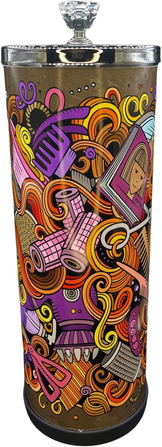 Designer Disinfectant Jar (Salon Print) Beauty & Personal