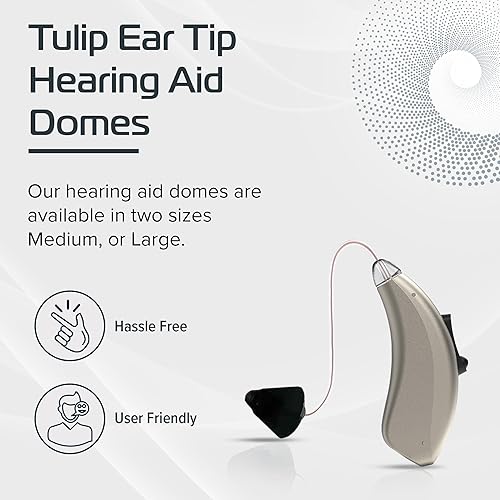 Miniatura 2 de Widex - Cúpulas para audífonos compatibles con tulipán, paquete de 10 unidades para una comodidad duradera