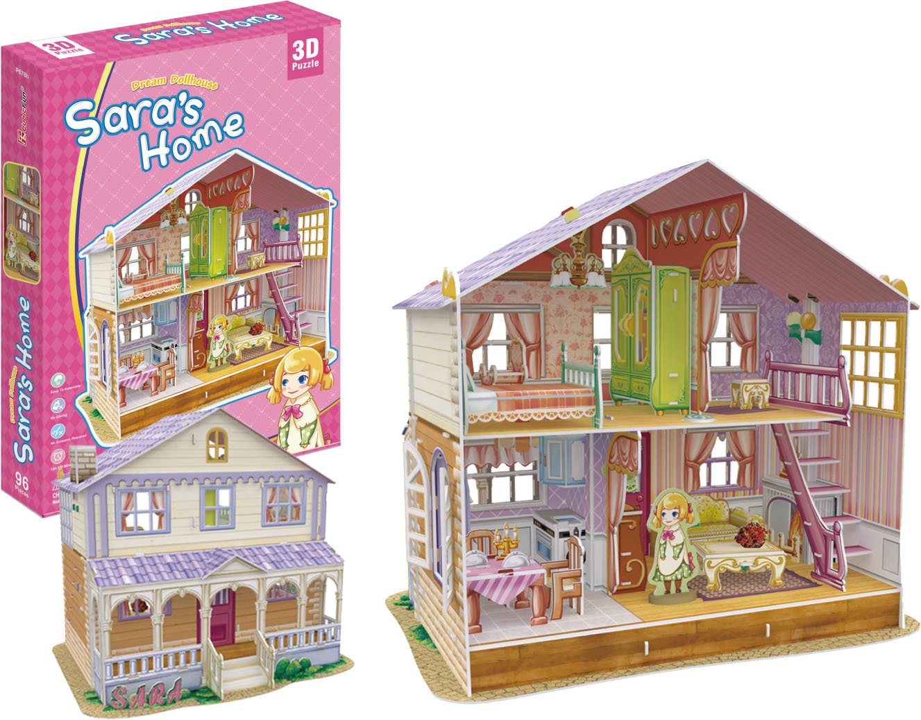 Amazon.co.jp: ドールハウス 3D Craft model サラーズホーム