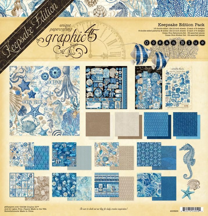 Graphic 45 Ocean Blue — Keepsake Edition