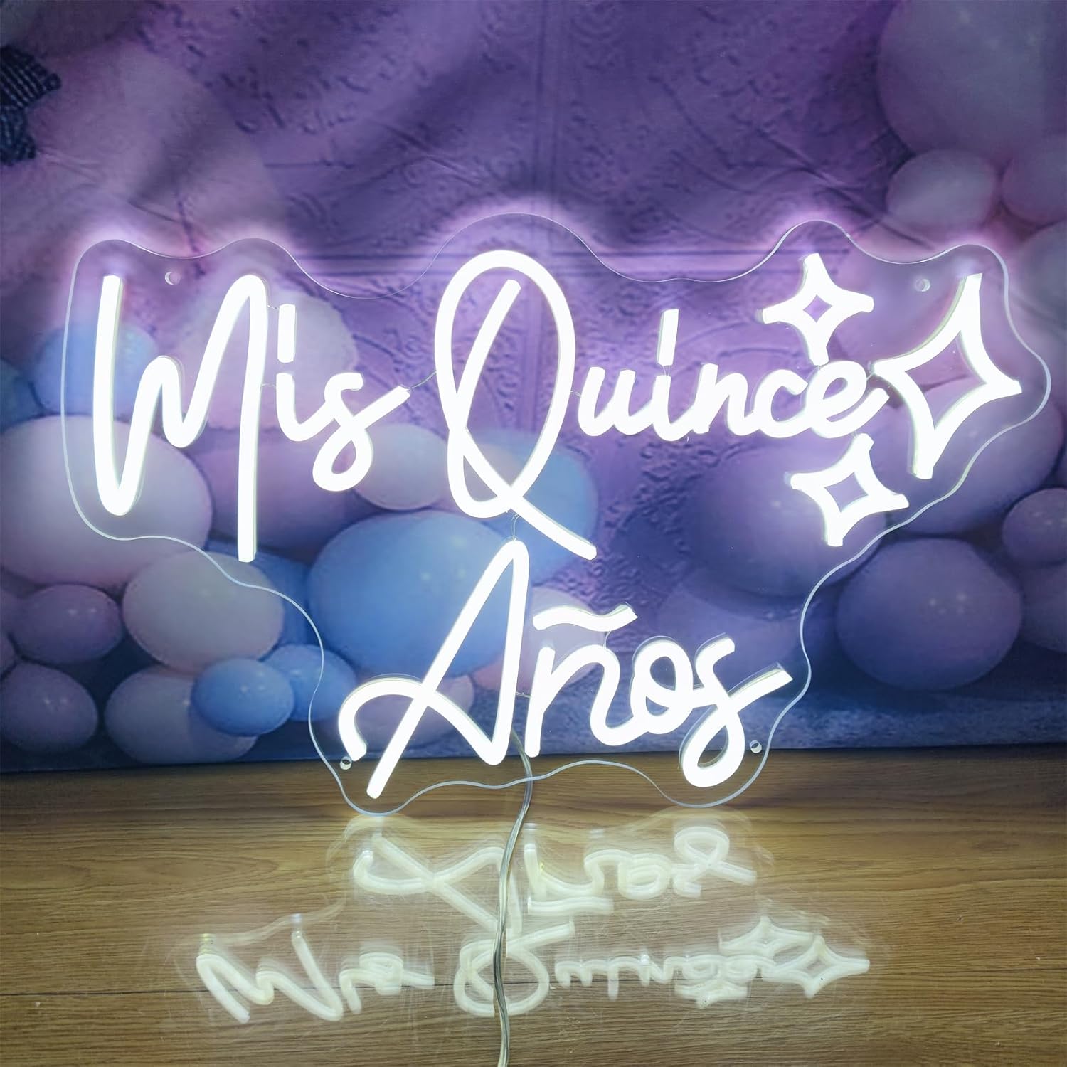 Mis Quince Años Neon Signs for Wall Decor,Mis Quince Neon Sign,Luces Led Mis 15 Años,Mis Quince sign,Mis Quince Led Sign for Any Age Children's Room,Bar,Party,Christmas,Wedding Decoration,48cm