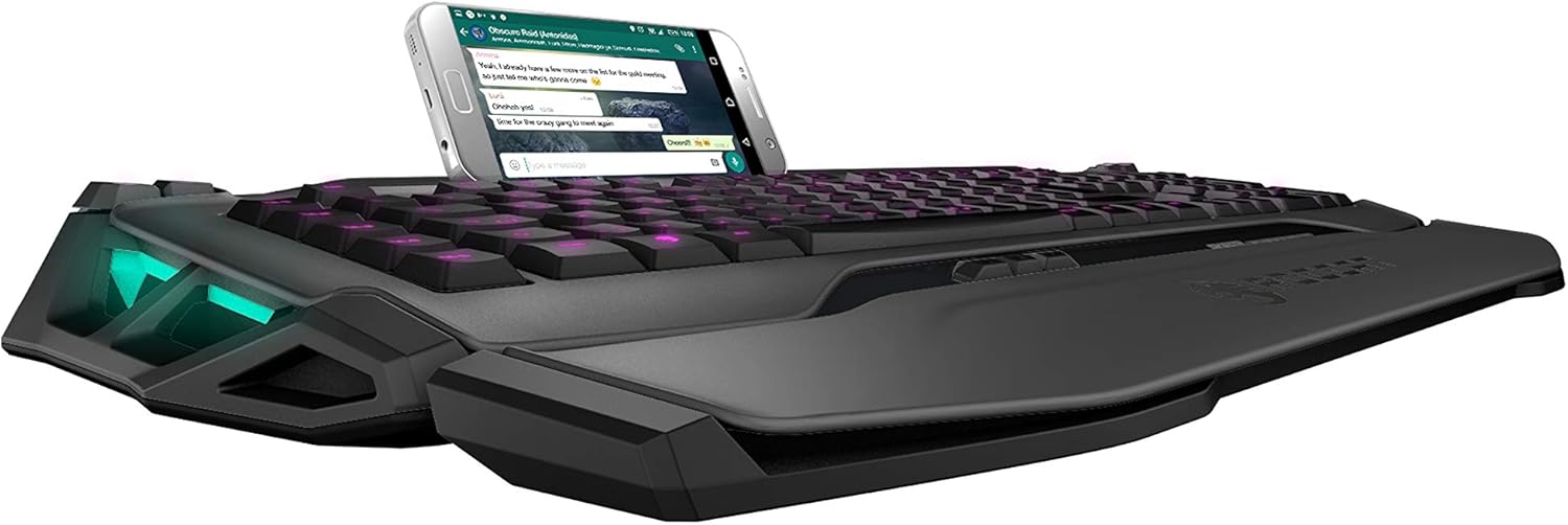 ROCCAT Skeltr - Smart Communication RGB Gaming Keyboard (ROC-12-231-GY)