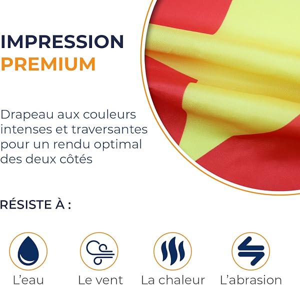 AZ FLAG AZ FLAG - Independent Guadeloupe Flag - 90 x 60 cm - Independent Guadeloupe Flag 100% Polyester with Integrated Metal Eyelets - Flag 50g in use