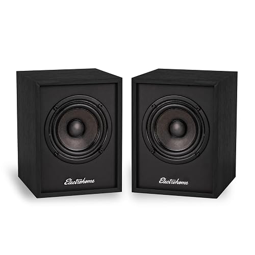 Electrohome Huntley Powered Bookshelf Speakers (EB10B)