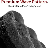 Vista 4 de Adam's Polishes Pro Neumático Agarre Hexagonal Aplicador - Herramienta de Esponja de Espuma para Brillo de Neumáticos y Detalles de Coche