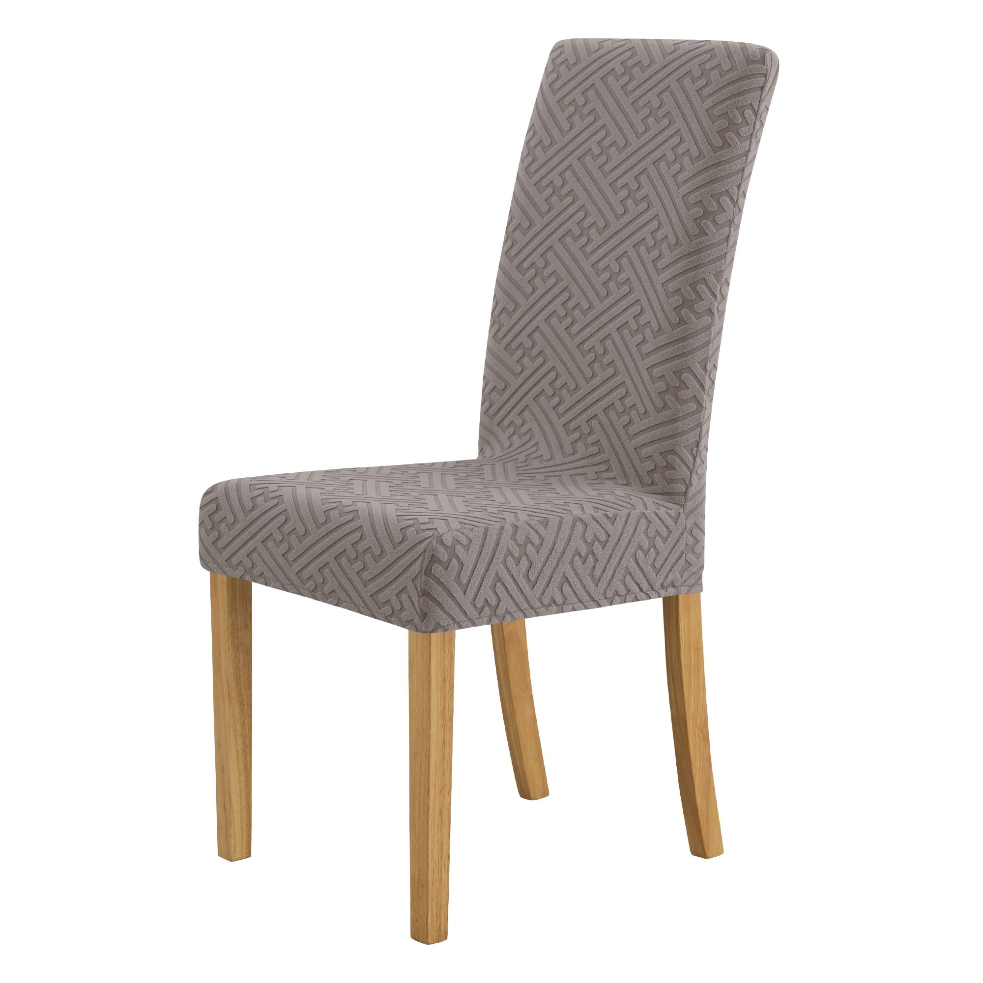 RYQZHHY Chair Cover Elastic Jacquard Chair Cover For Dining Room Thick Dustproof Slipcover