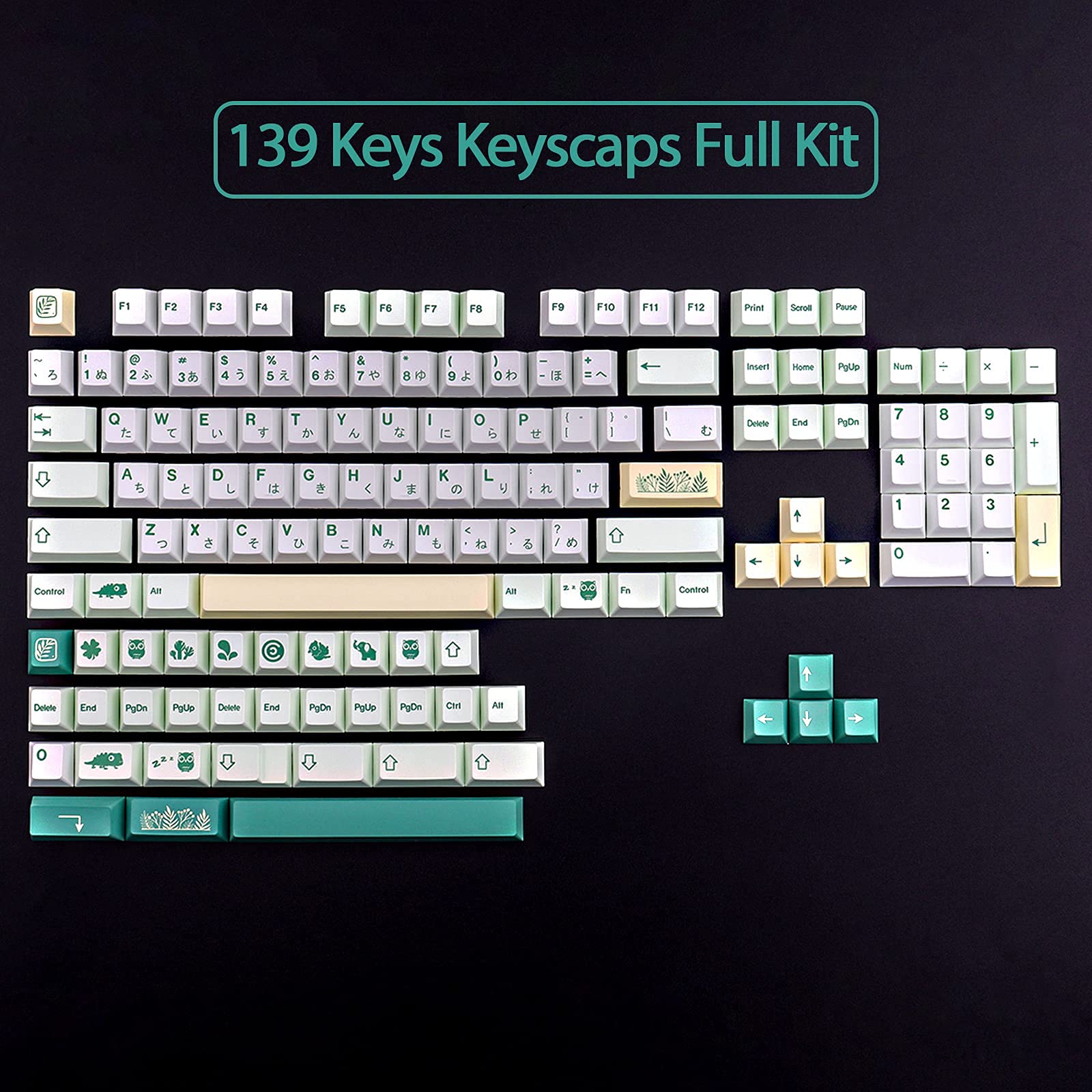 Paper Tutorial Keycaps Pbt Keycaps 139 Keycaps Dye Sublimation Keycap Set Cherry Profile ...
