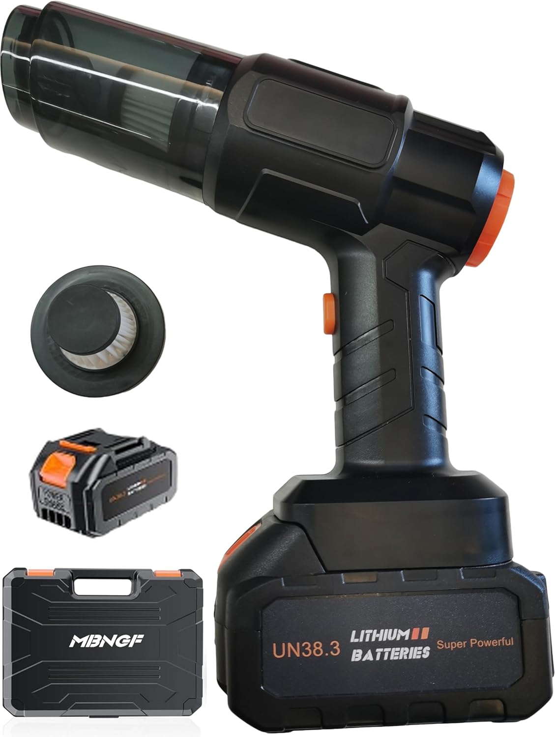 Aspiradora portátil inalámbrica para automóvil, succión y soplador de alta potencia de 35000 PA, aspiradora de mano inalámbrica para automóvil,