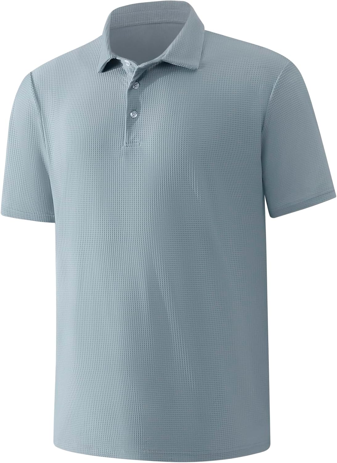 Lenygose Mens Golf Shirt Short Sleeve Moisture Wicking Performance Solid Casual Collared Golf Polo Shirts for Men