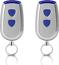 Replacement for Standard Steel Handheld Transmitter, Remote Control 433.92 MHz, 2 Channels, Compatible with Standard Steel Crawford EA433 2KS, EA433 4KS, T433-4, RCU 433-2, RCU 433-4, EA433 2KM Micro