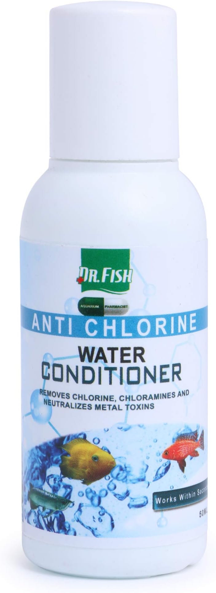 DR FISH Anti Chlorine Water Conditioner, 50 ml