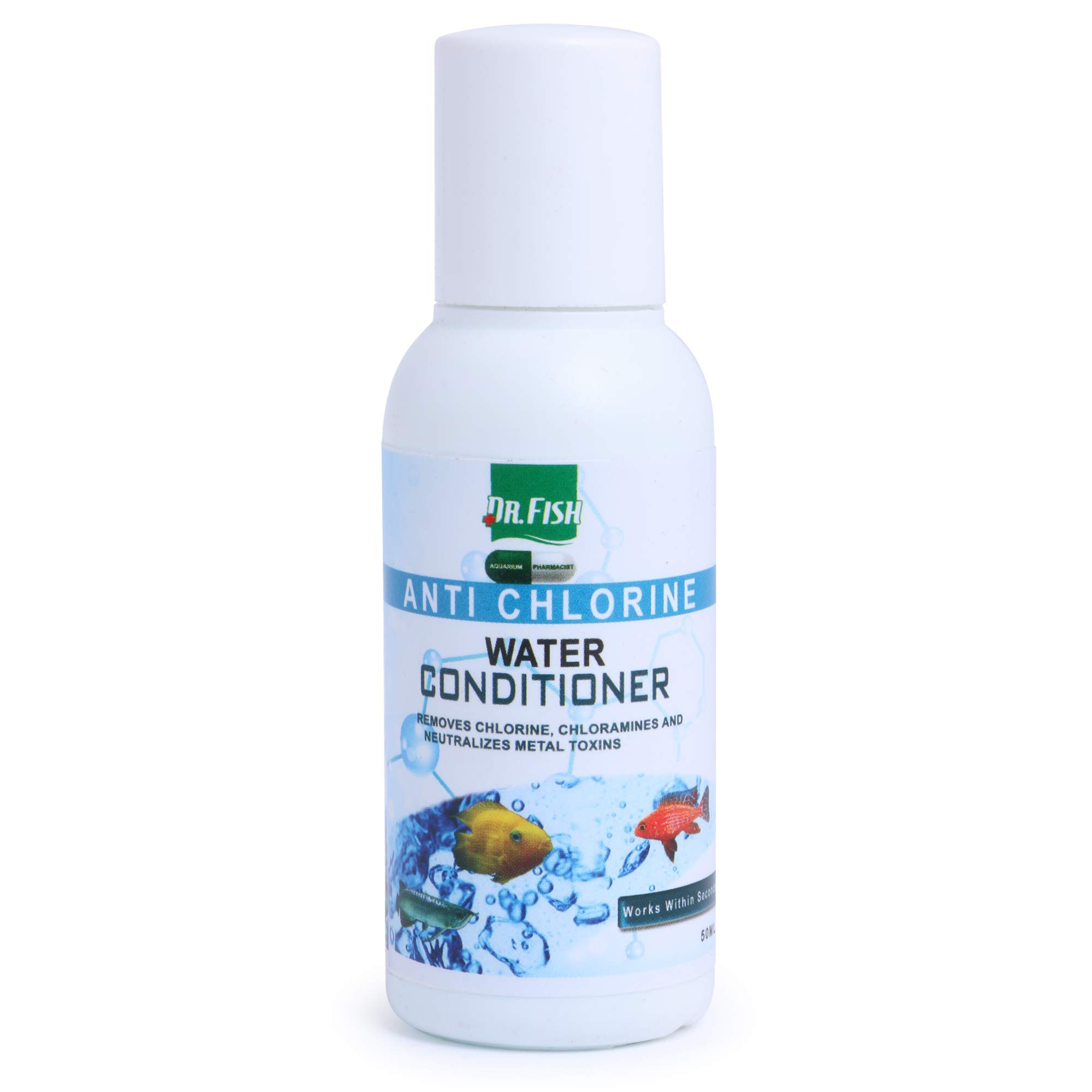 DR FISH Anti Chlorine Water Conditioner, 50 ml