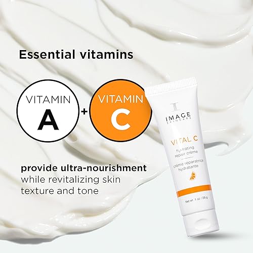 Miniatura 3 de IMAGE Skincare, VITAL C Crema reparadora hidratante, crema de noche facial con ácido hialurónico