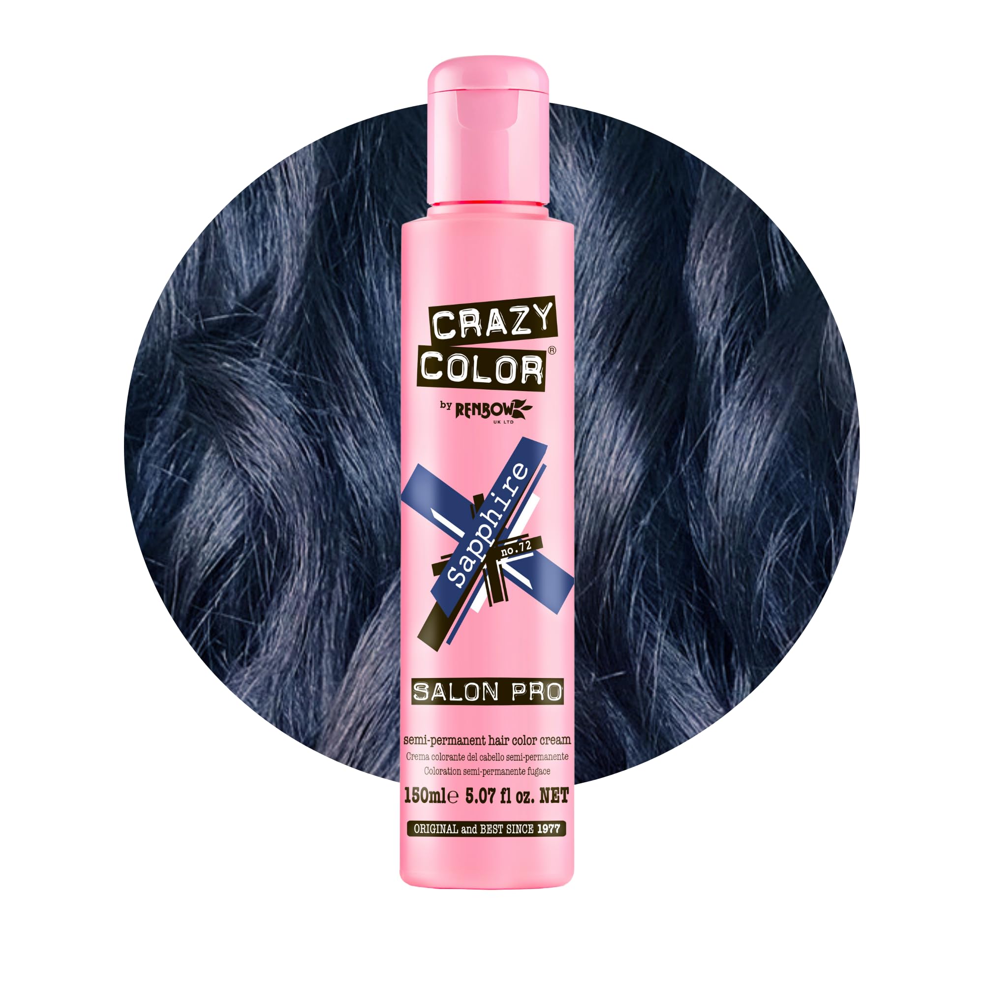 Crazy Color Hair Dye - Vegan and Cruelty-Free Semi Permanent Hair