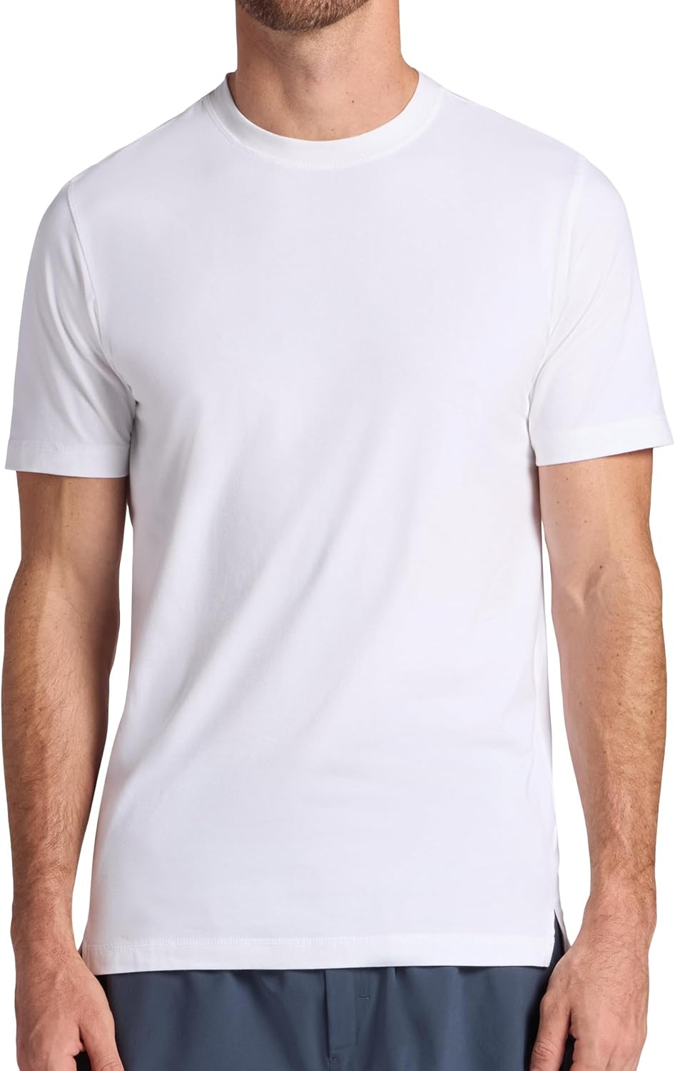 Gaiam Men's Zen Vent Short Sleeve Crewneck T-Shirt, Standard Fit, Stretch Midweight Material