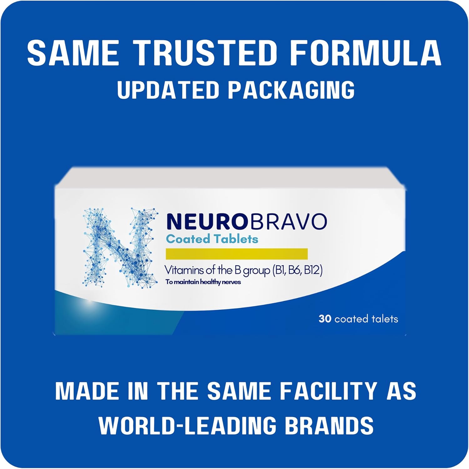 Neurobravo Vitamin B1, B6, B12 Tablets for Nerve Health, Nerve Pain, Numbness, Muscle Stiffness, Muscle Cramp, Impaired Sensation - Image 2