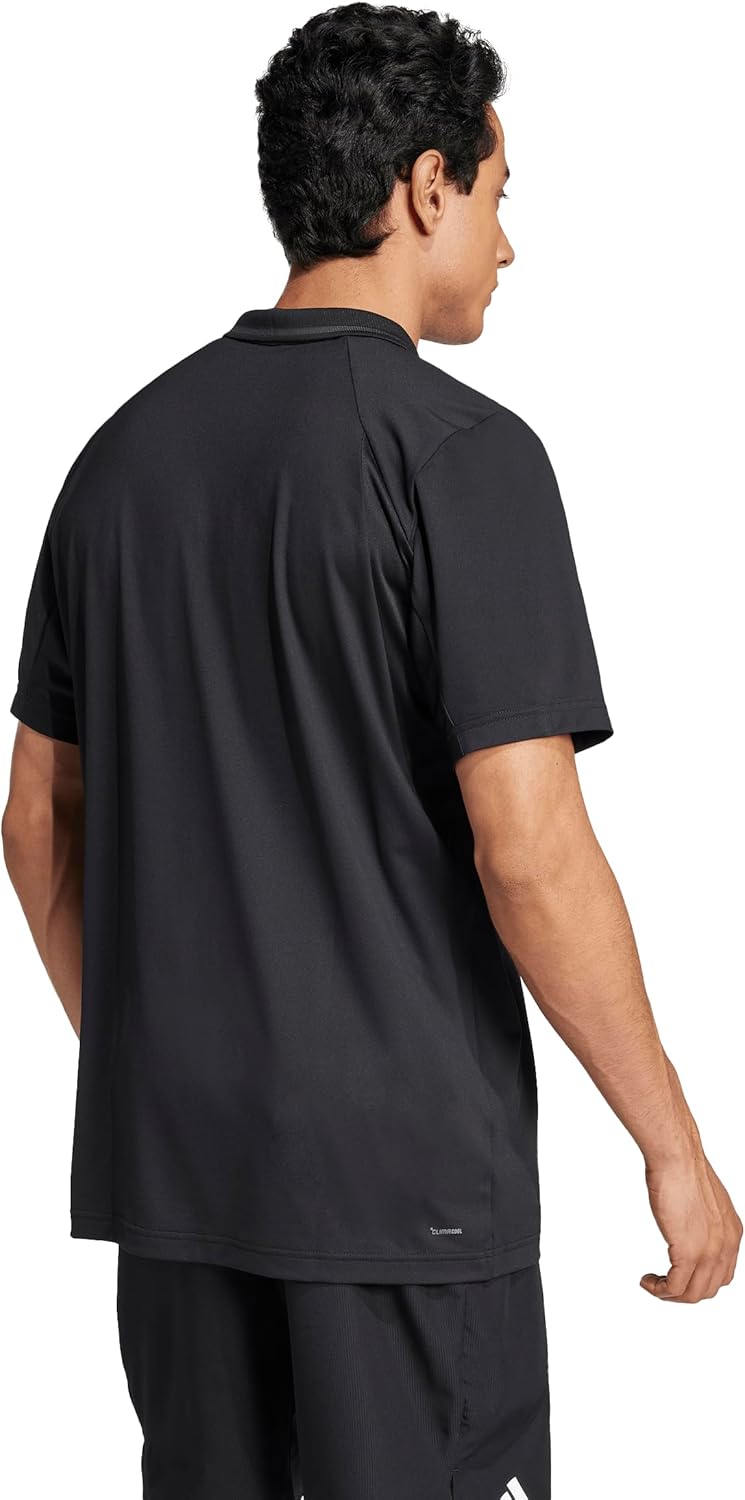 adidas Men's Club Tennis Climacool Pique Polo Shirt - Image 3