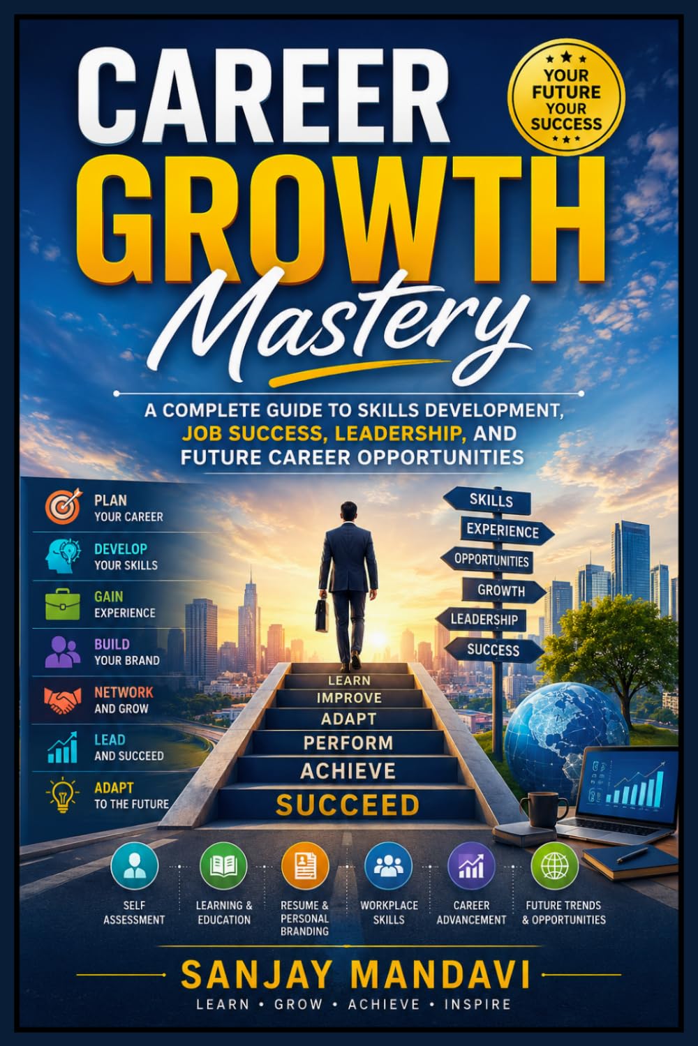 Career Growth: A Complete Guide to Skills Development, Job Success, Leadership and Future Career Opportunities: 1 (Career Guidance Books By Sanjay Mandavi)
