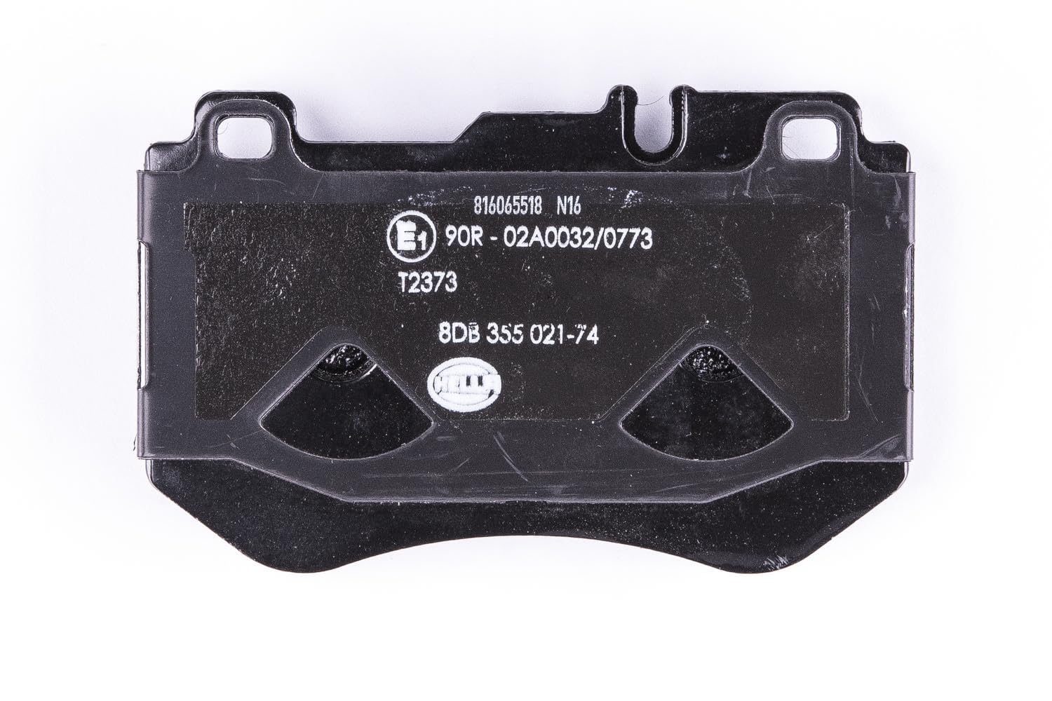 HELLA PAGID 8DB 355 021-741 Zestaw klocków hamulcowych - T2373 - Grubość: 18.7[mm] - System hamulcowy: Brembo - przygotowany dla wskaźnika zużycia - dla m. in. MERCEDES-BENZ