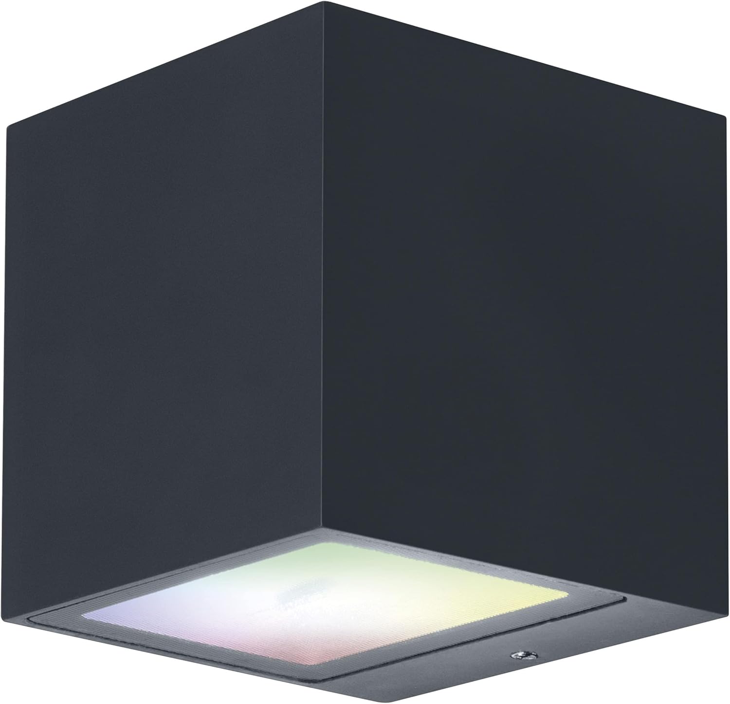 LEDVANCE Smart+ WI-FI Brick RGBW 8.5cm- Dimmable LED Wall Light Dark Grey with High-Quality Aluminium Housing, Square - Image 5