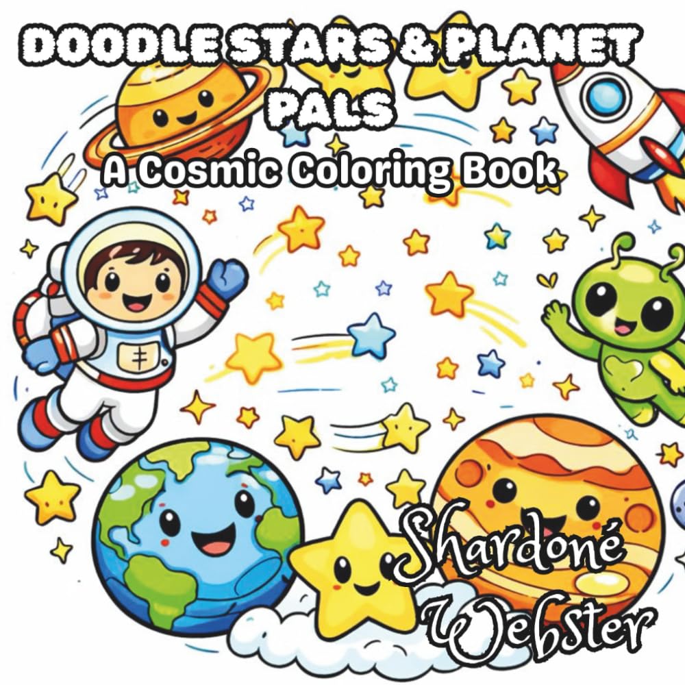 Doodle Stars & Planet Pals: A Cosmic Coloring Book
