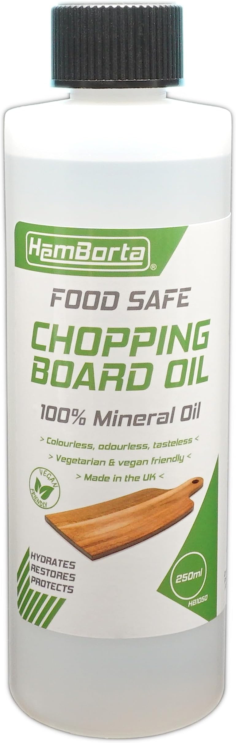 Chopping Board Oil 250ml, Food-Grade Mineral Oil