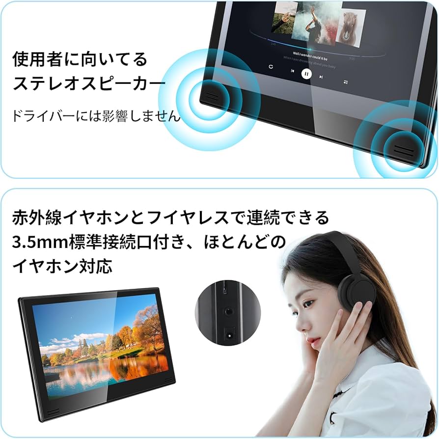 Amazon.co.jp: 【一年保証】SAKUKA 11.6インチ ヘッドレストモニター