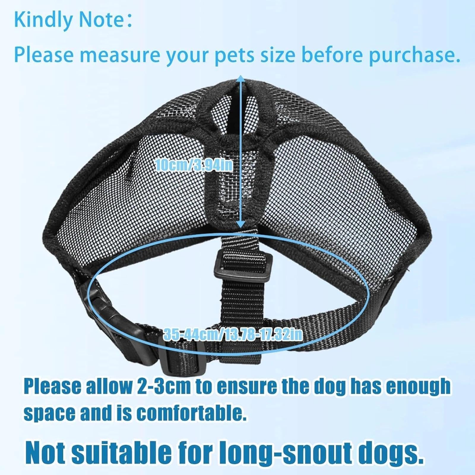 Réglable Muselière Chien Respirant Masque Plate Museliere Petit Chiens Court, Anti Morsure Mastication Aboiement pour Bouledogue Français Shih Tzu Et Carlin