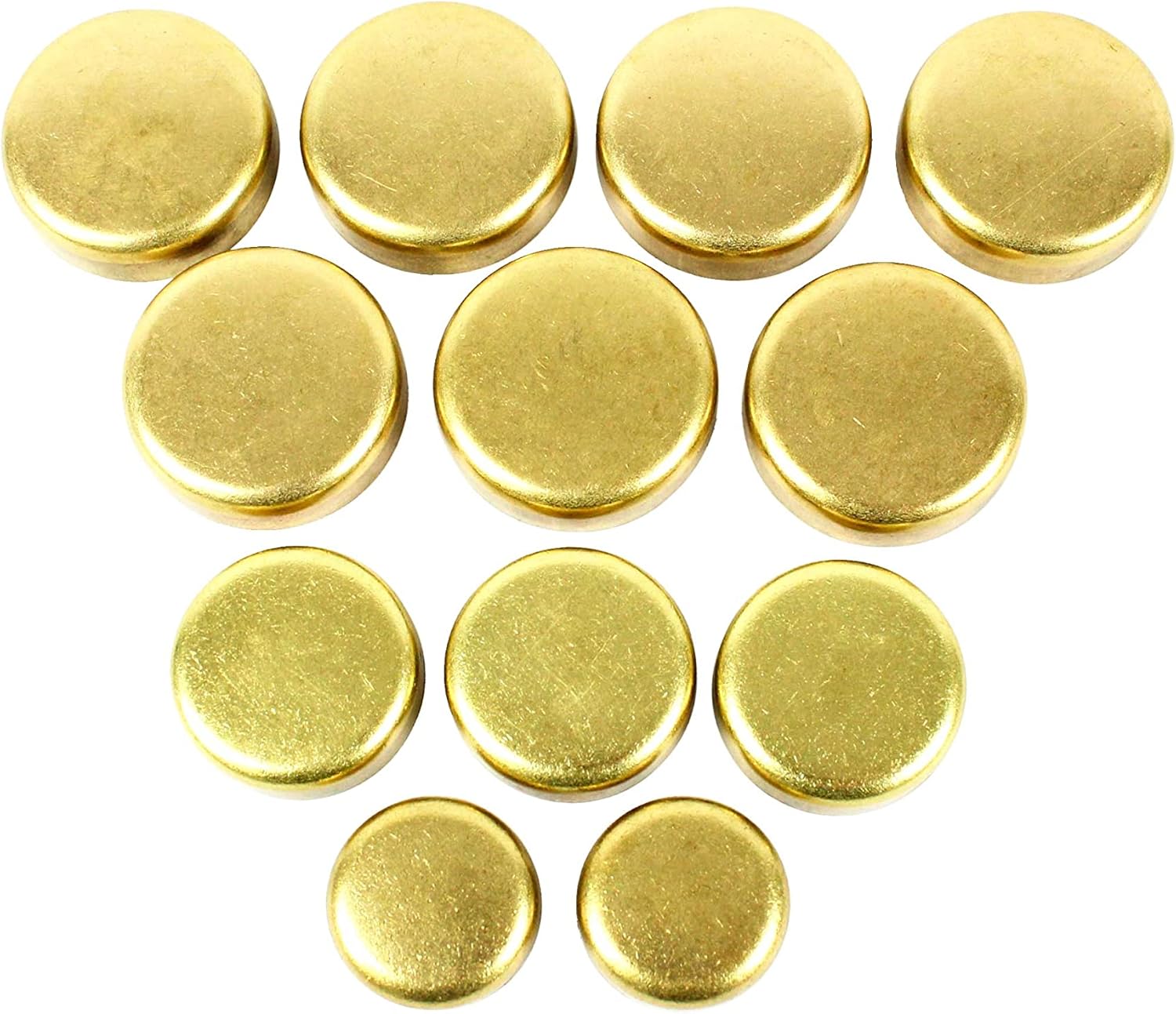 DNJ FPS450 Brass Freeze Plug Set for 1989-1994 Mazda B2600 MPV 2.6L L4 12V SOHC 2606cc
