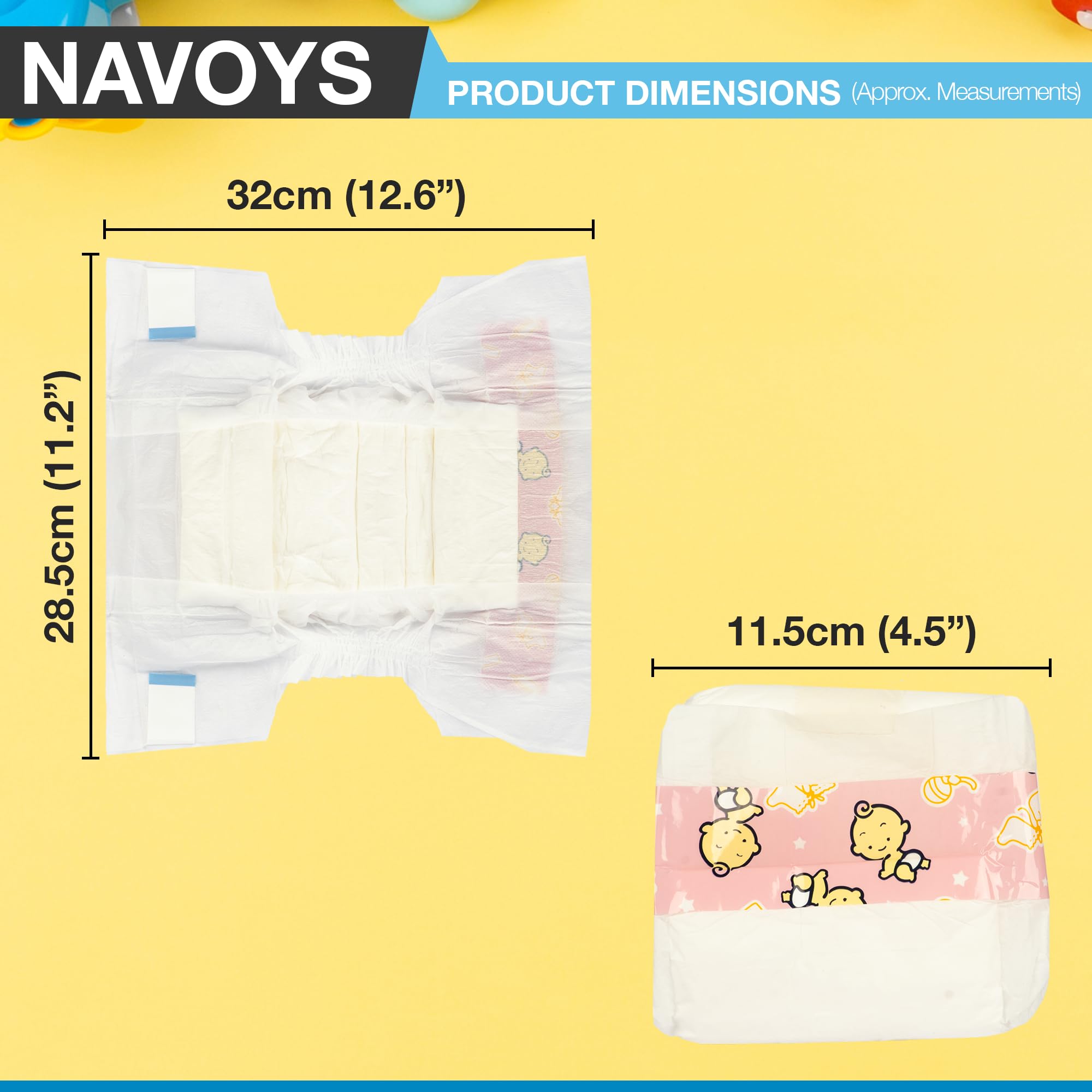 D.A.Y. Republic 5pc Baby Dolls Nappies - Image 2