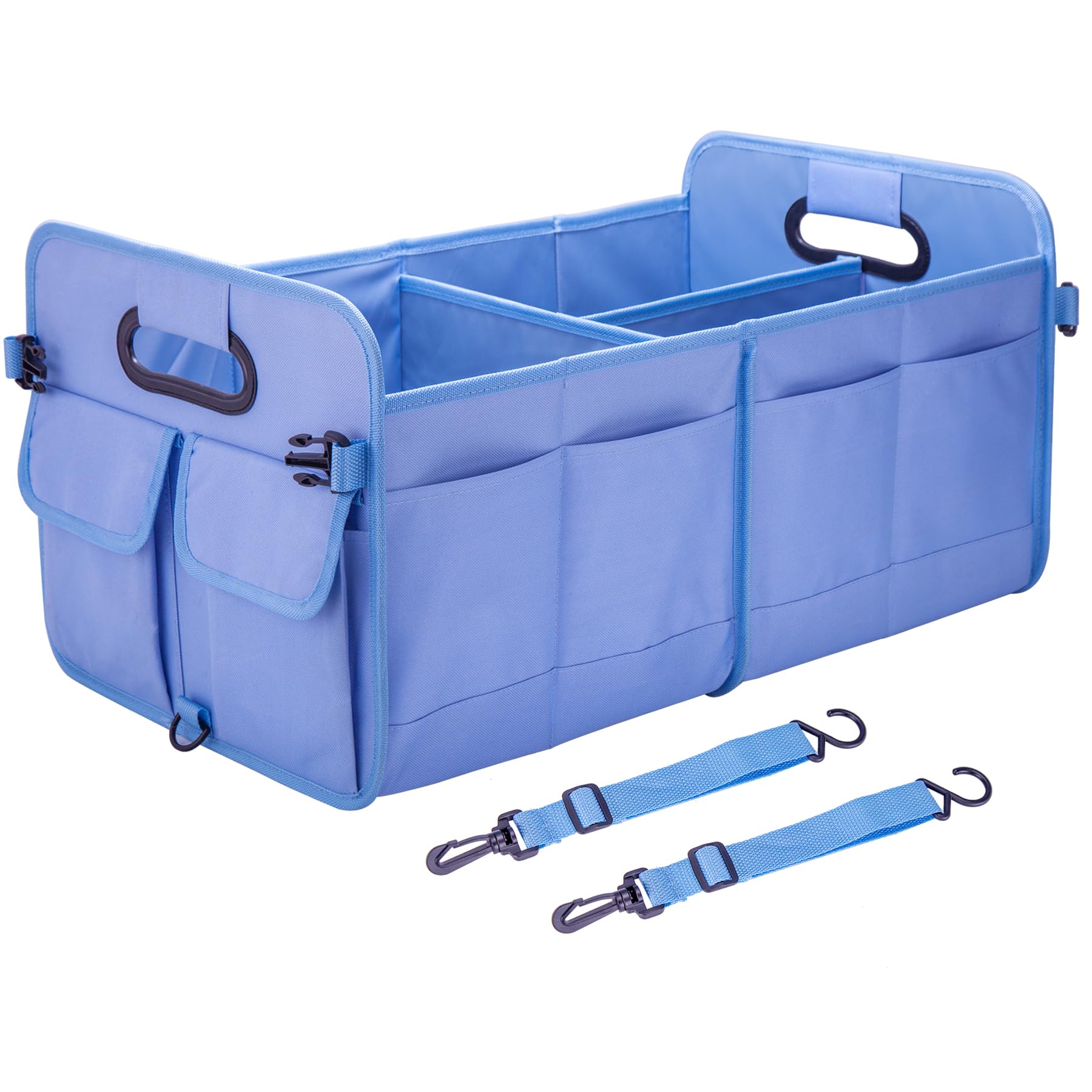 titiyiof Trunk Organizer For Suv & Sedan,Car Organizers and Storage, Waterproof Collapsible & Adjustable Straps,75L Sturdy Car Organization for Car