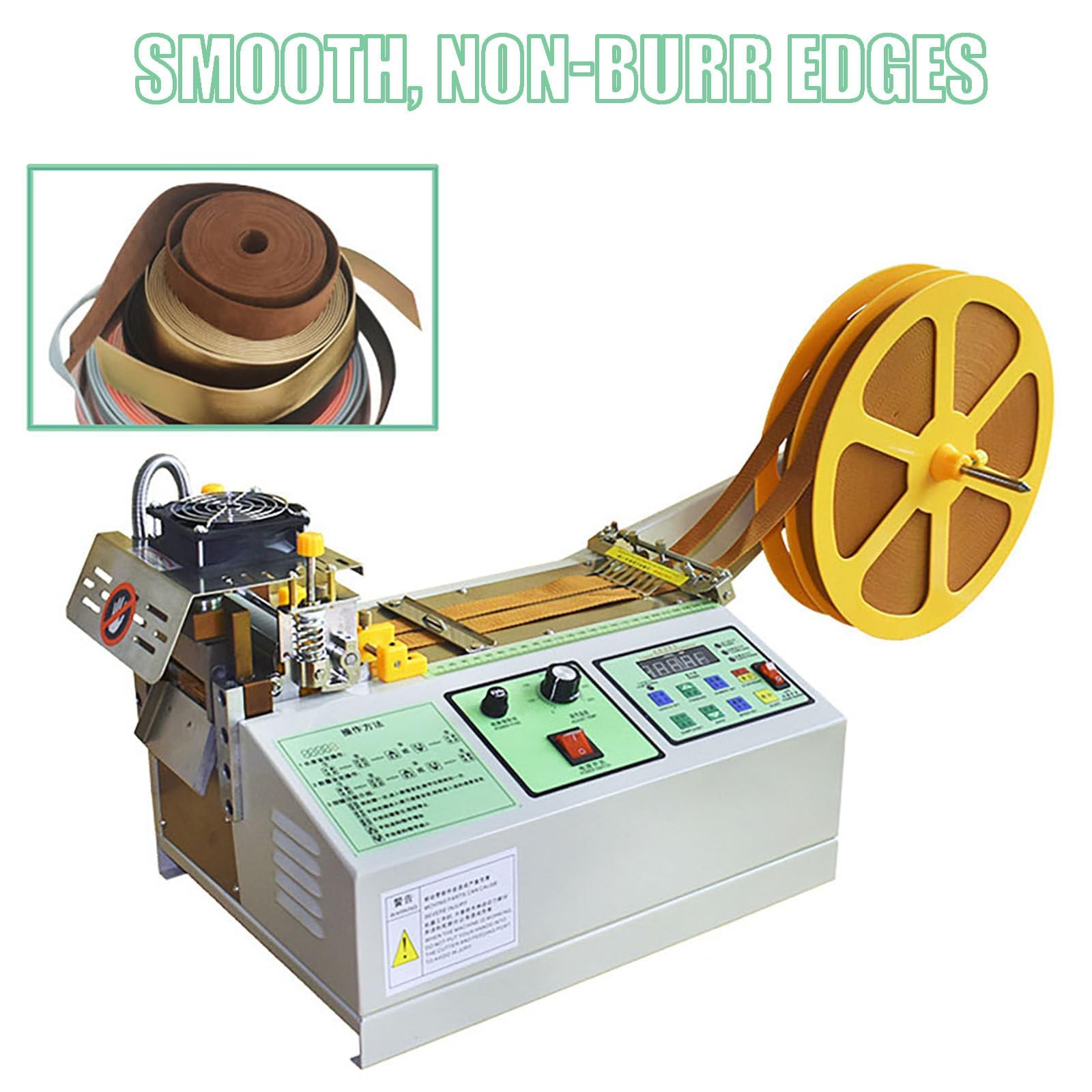 Coupe-sangle chaud et froid pour élastique, cuir, ruban et fermetures éclair – Outil de coupe lisse entièrement automatique pour couture industrielle et artisanat