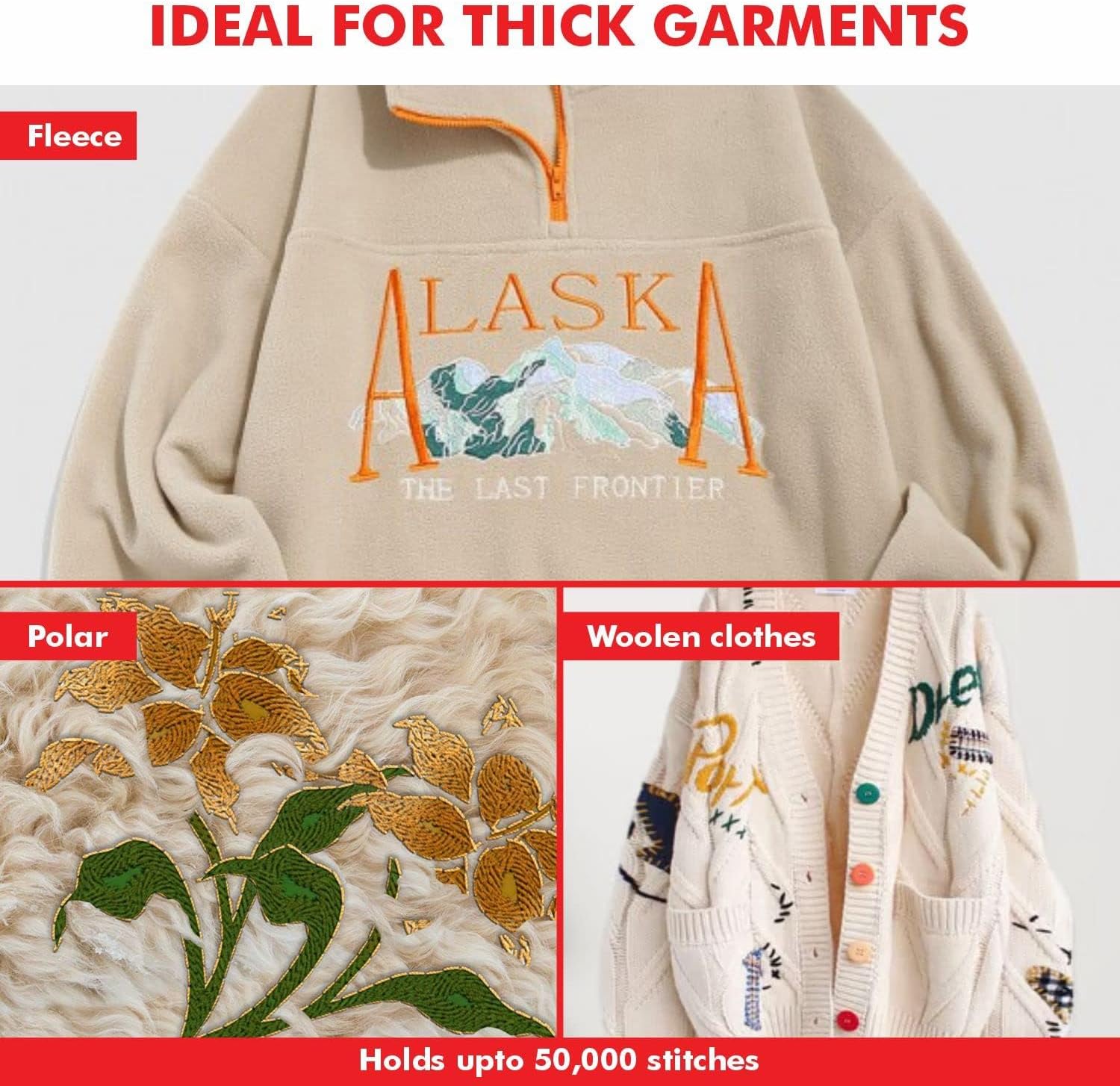 Superpunch Cutaway 2.5 Oz Stabilizer for Embroidery Machines, SuperStable Machine Embroidery Stabilizer Backing - 7.5 inch x 8 inch 500 Sheets, Medium Weight Cut Away Stabilizers, Made in USA (Black)