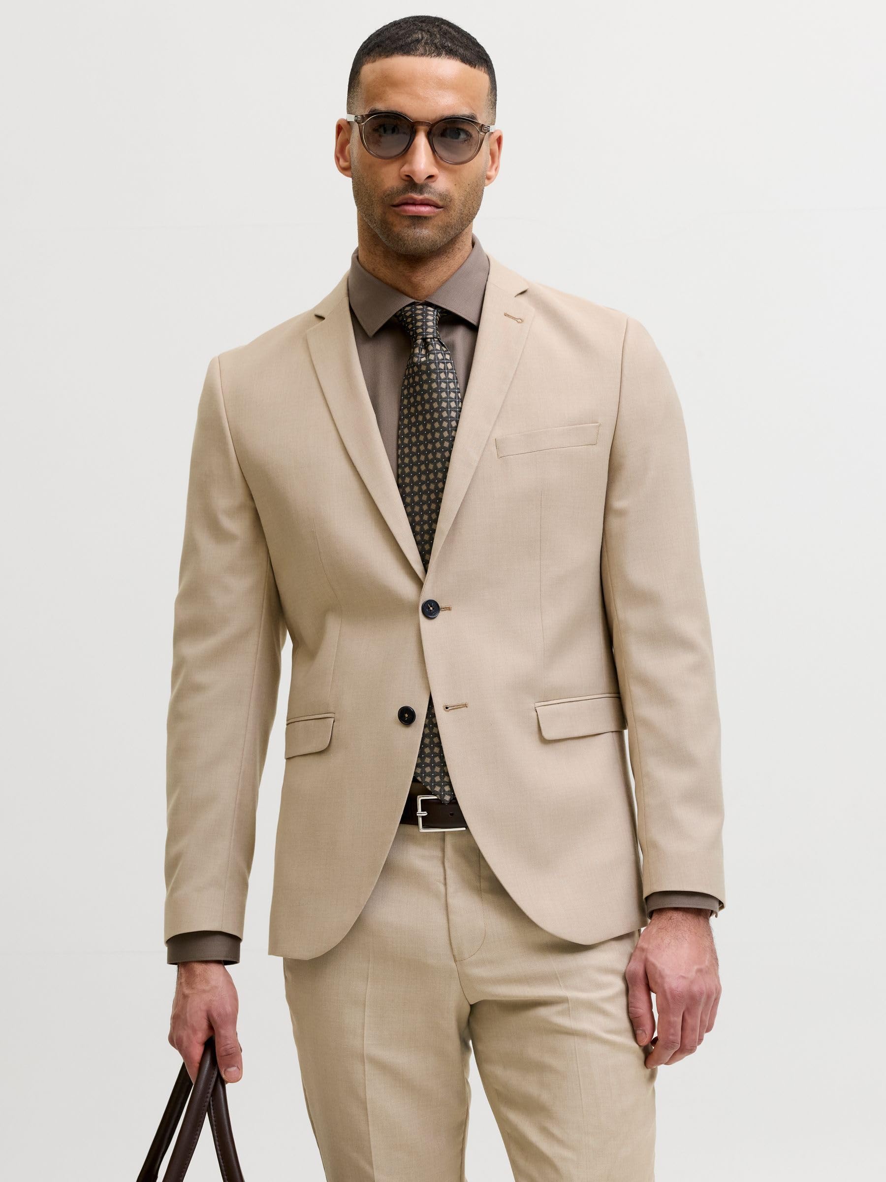 JACK & JONES Blazer croisé JPRSOLARIS Blazers Super Slim Fit | Blazer simple boutonnage