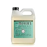 MRS. MEYER'S CLEAN DAY Hand Soap Refill, Made with Essential Oils, Basil, 33 fl. oz 33 Fl Oz (Pack of 1)