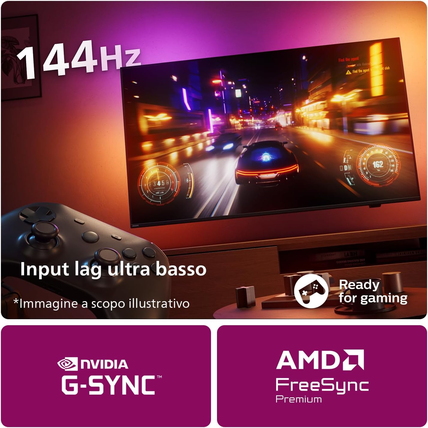 Philips Ambilight 55OLED819 4K OLED Smart TV - Display 55’’ con P5 AI Perfect Picture Ultra HD Google TV Dolby Vision e Dolby Atmos Sound, Funziona con Alexa e Google Assistant - Cornice in metallo 55" 2024 Series - Immagine 5