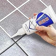 RIOMTRIC Tiles Gap Filler Waterproof Crack Grout Gap Filler Agent Silicone Sealant for Home Sink Gaps Grouts Repair Filler Tube Paste for Kitchen, Bathrooms (180ML)