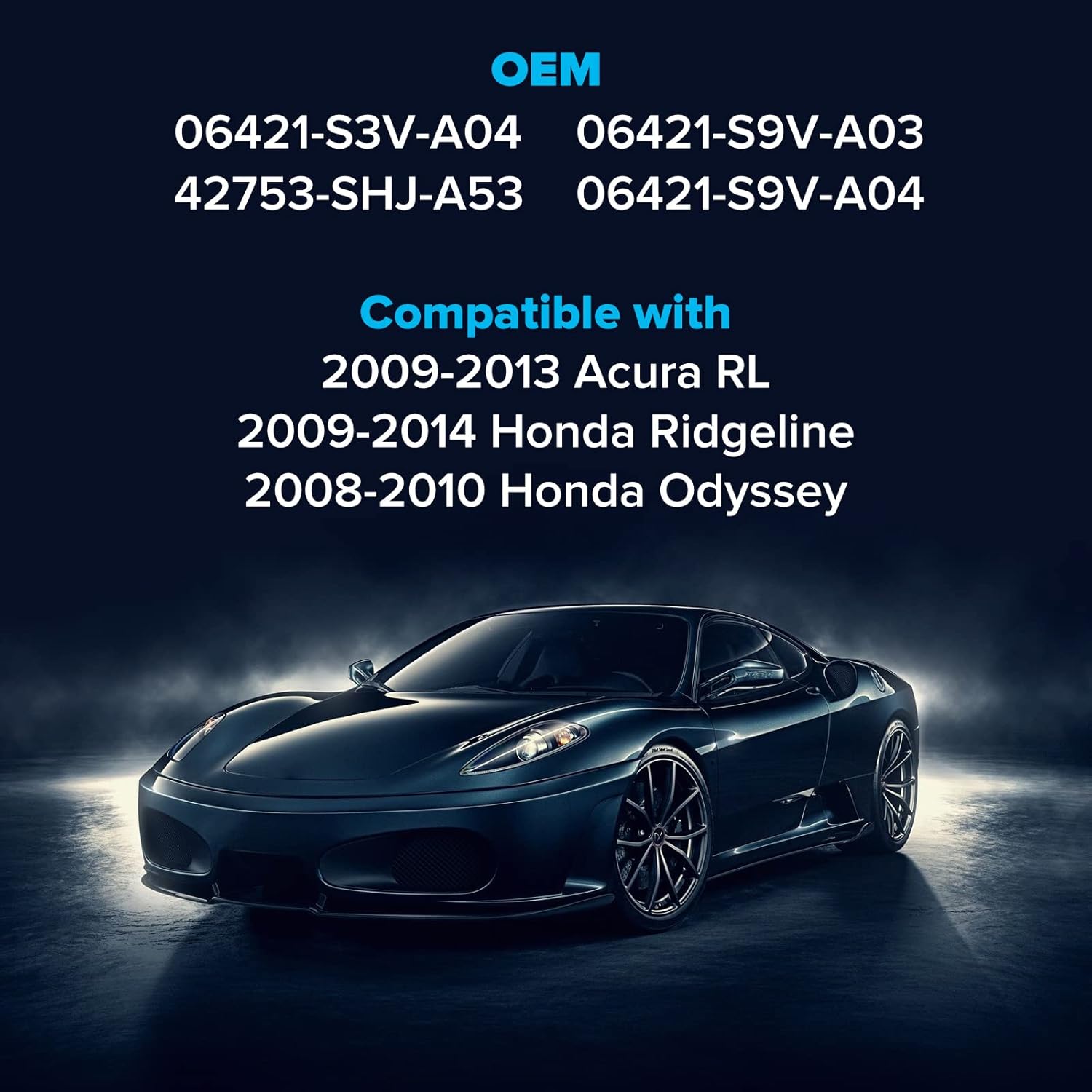 BDFHYK Programmed TPMS Sensor Compatible with Acura RL, Compatible with Honda Ridgeline Odyssey 2008-2014 315 MHz Tire Pressure Monitoring Sensor Replaces# 06421-S3V-A04 42753-SHJ-A53