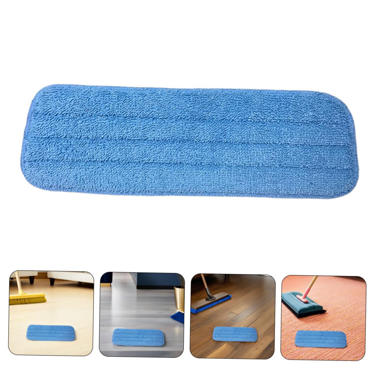 SHERCHPRY 10 Pezzi Panni Riutilizzabili in Microfibra Ricarica Per Mop Spray Panni Lavabili Per Pulizia Di Pavimenti e Superfici Dure